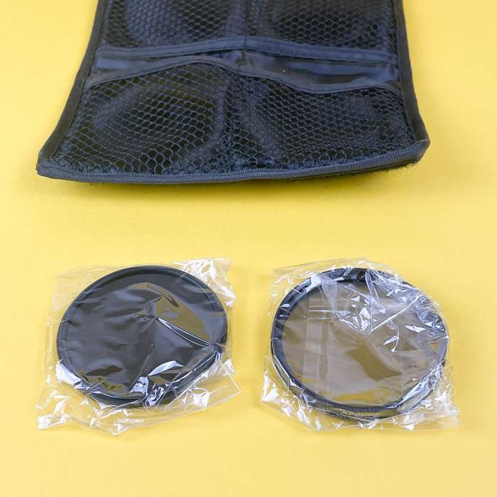 Polaroid set filtrů + pouzdro | CPL + ND9 58mm