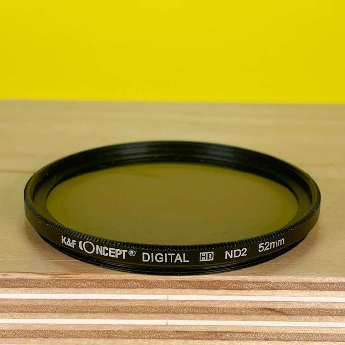 K&F Concept - set filtrů ND2 | ND4 | ND8 | G-ORANGE | G-GRAY | G-BLUE - 52MM