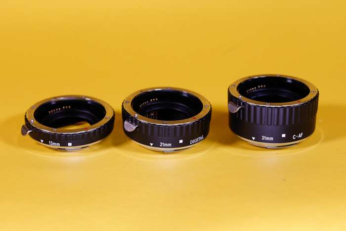 Makro mezikroužky pro Canon 13 | 21 | 31