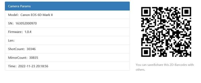 Canon EOS 6D mark II | 163052000970