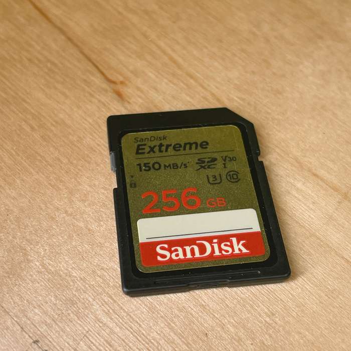 SanDisk SDXC Extreme 256GB 150MB/s UHS-I U3 V30