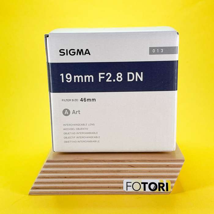 SIGMA 19 mm f/2,8 DN Art černý Sony E | 51893629