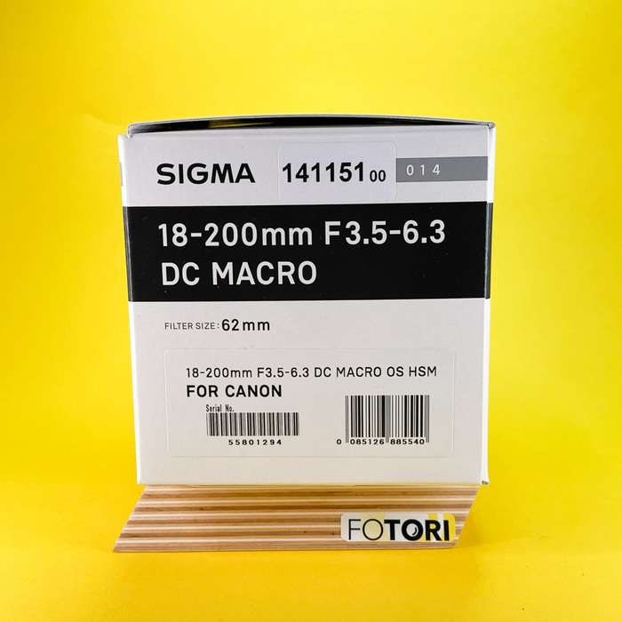 SIGMA 18-200mm f/3.5-6.3 DC Macro OS HSM Contemporary Canon EF | 55801294