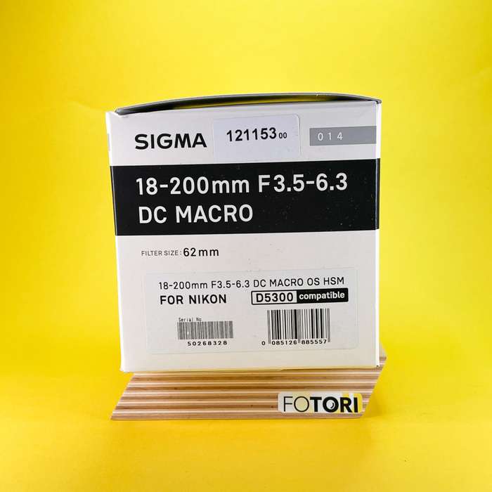 SIGMA 18-200mm f/3.5-6.3 DC Macro OS HSM Contemporary Nikon F | 50268328