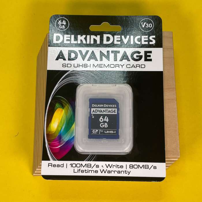 Delkin SD Advantage 660X UHS-I U3 (V30) R100/W80 64GB | SD karta