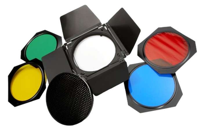 Lastolite  klapky, filtry a voštiny pro reflektor 18.5cm  (LL3269)