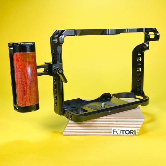 SMALLRIG 2488 | Klec pro Lumix S1H + Dřevěná rukojeť