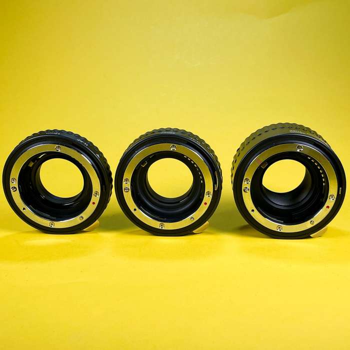 Meike makro mezikroužky pro Nikon F - 12 | 20 | 36 mm