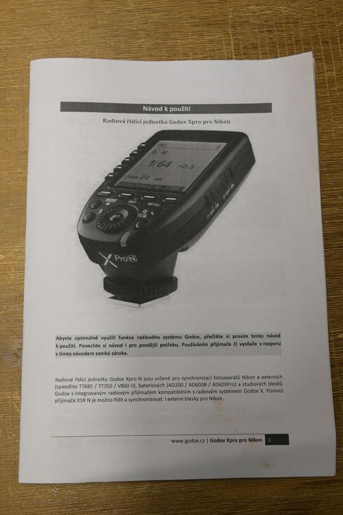 Godox Xpro-N pro Nikon  | odpalovač blesků