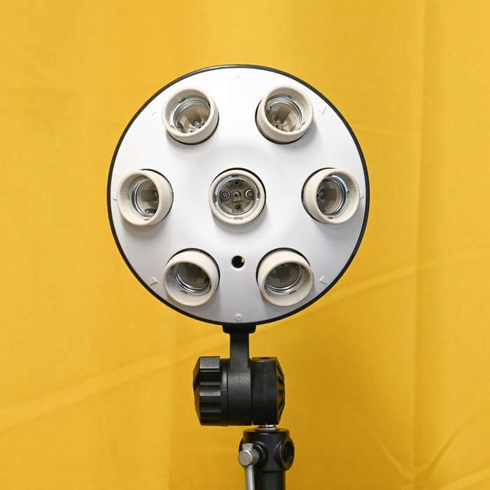 Trvalé denní světlo 600w  7x85W se softboxem - průměr 80cm | 16100785