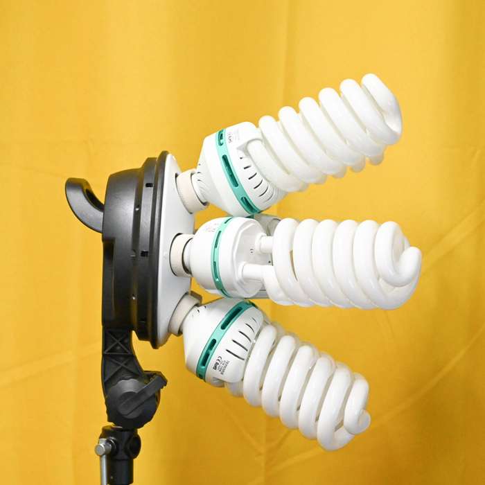 Trvalé denní světlo 600w  7x85W se softboxem - průměr 80cm | 16100785