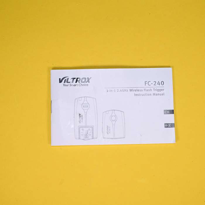 Viltrox FC-240 2.4GHz bezdrátový rádiový odpalovač/přijímač blesku pro Nikon