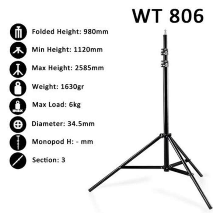 Walimex Light Stand WT-806 | Světelný stativ