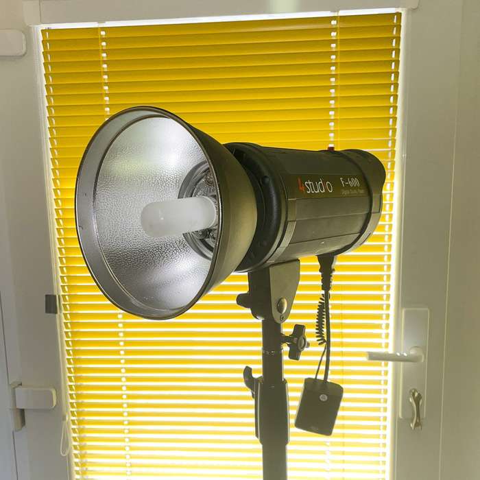 Studiový blesk 600Ws 4studio F-600 + Odpalovač