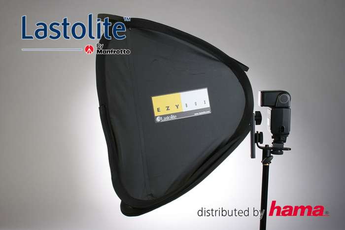 Softbox s držákem na blesk - Lastolite Ezybox Hotshoe 54x54cm + Bracket (LS 2462)