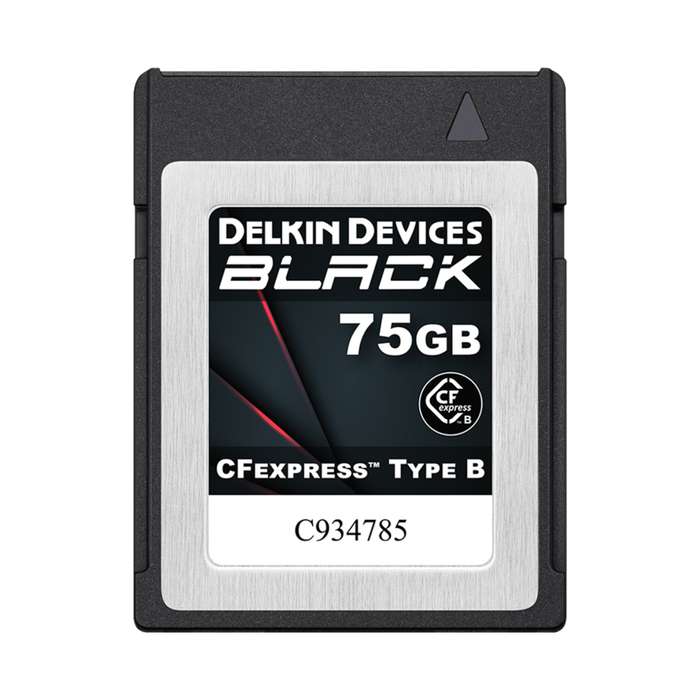 Delkin CFexpress BLACK R1725/W1240 75 GB | CFexpress B