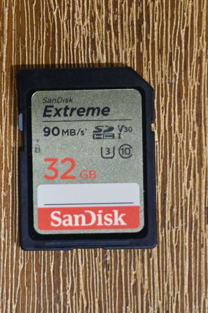 SanDisk SDHC Extreme 32GB 90MB/s UHS-I U3 V30