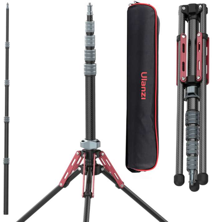Karbonový světelný stativ Ulanzi MT-49 | Světelný stativ