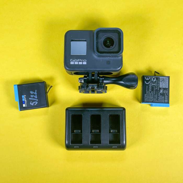 GoPro Hero 8 Black | 2x baterie + nabíječka