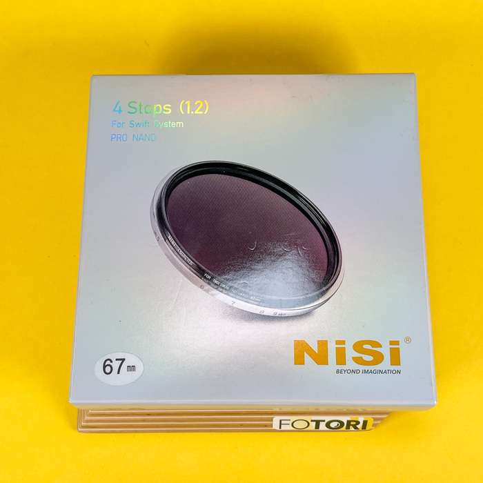 Nisi Filter ND-Varion 1,5-5 stops pro nano True Color 67mm + ND 4stops Swift system 67mm