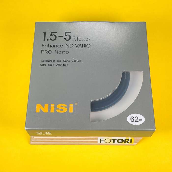 Nisi Filter ND-Vario 1,5-5 Stops Pro Nano 62 mm