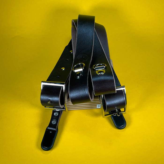 Blackdog Leather Double Strap XL | popruh na dvě těla