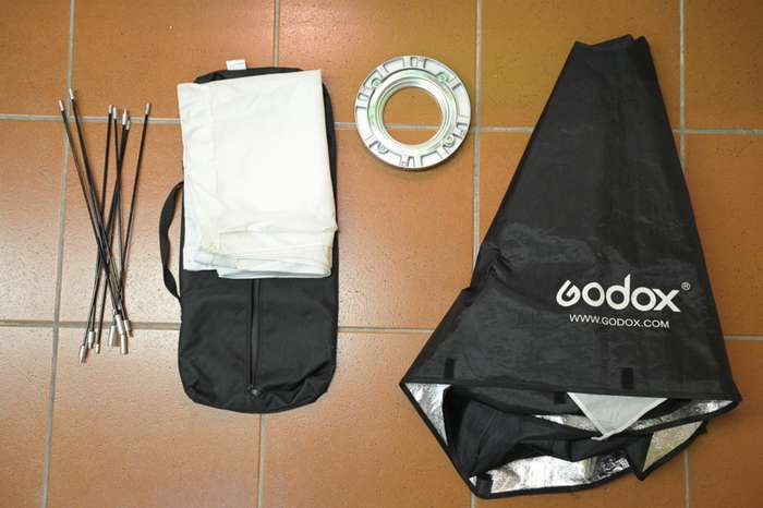 2x Hensel Contra 500 + softboxy, stativy,  odpalovač