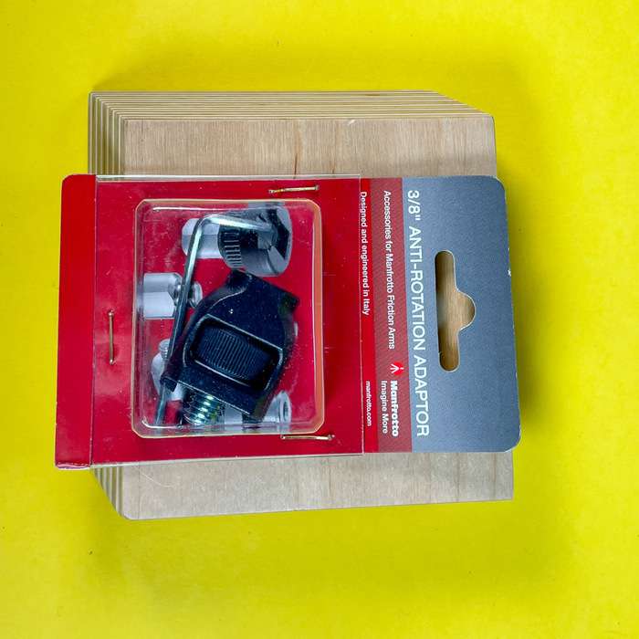 Manfrotto 244 3/8Anti–rotation adapter | 244ADPT38AR