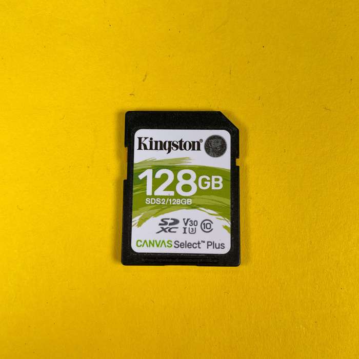 Kingston SDXC karta 128GB Canvas Select Plus (SDXC) 100R 85W Class 10 UHS-I