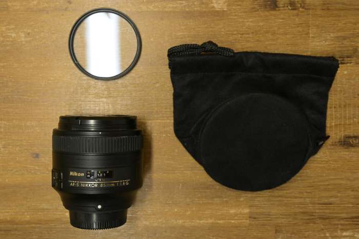 Nikon AF-S Nikkor 85 mm f/1,8G | 244551 + UV filtr