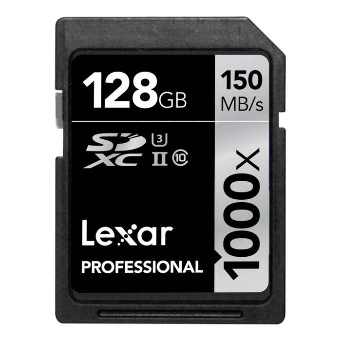 Lexar SDXC Card 128GB 1000x UHS-II | SD Karta