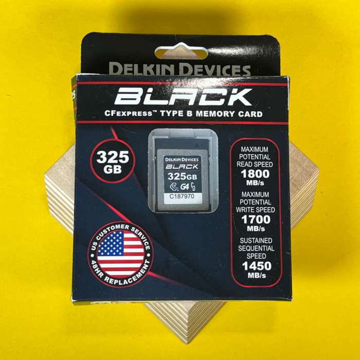 Delkin Black CFExpress 325GB | CFEXPRESS B
