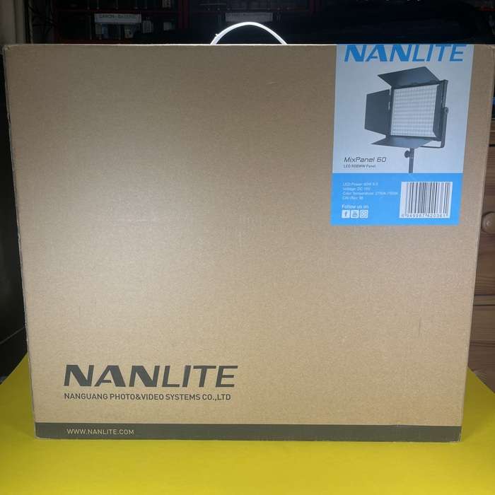 NanLite LED panel MixPanel 60 RGBWW + softbox