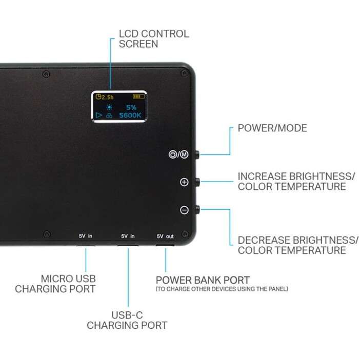 Lume Cube LED light Panel 3200 - 5600 K