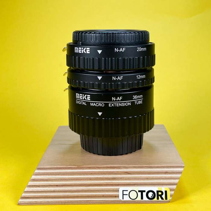Meike makro mezikroužky pro Nikon F - 12 | 20 | 36 mm