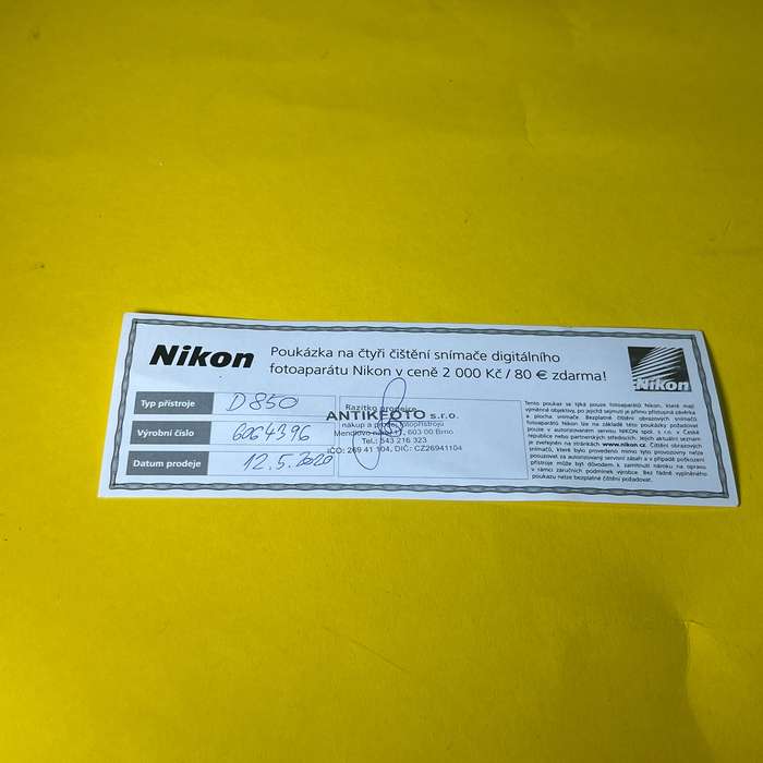 Nikon D850 + Grip + Baterie EN-EL18c s nabíječkou    | 6064396