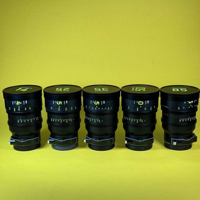 Cine Lens Set 5x  Nisi Athena Prime E-Mount  + 3x drop in filtr| Set CINE objektivů pro Sony E