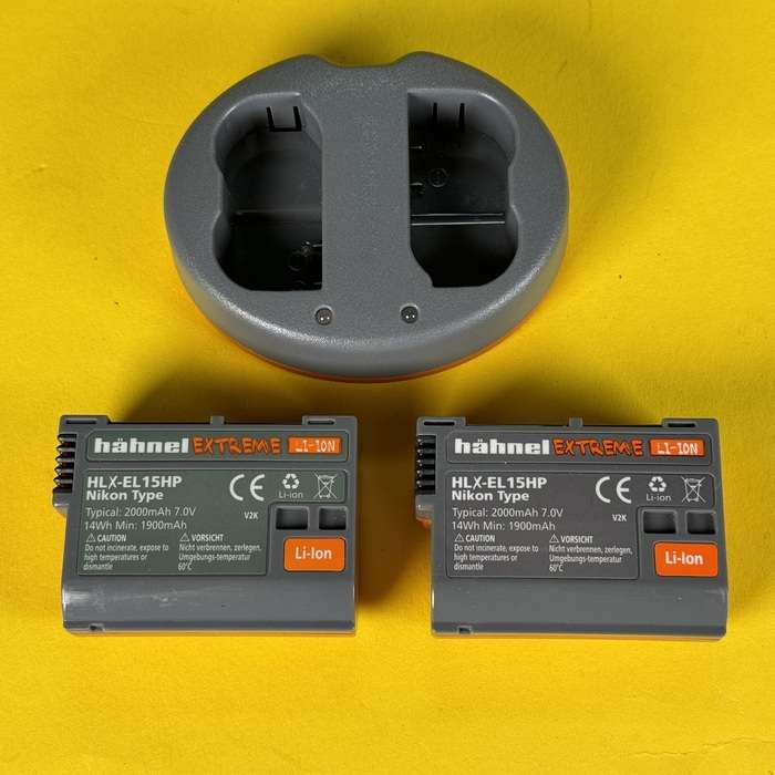 Hahnel nabíječka + 2x baterie HLX-EL15HP