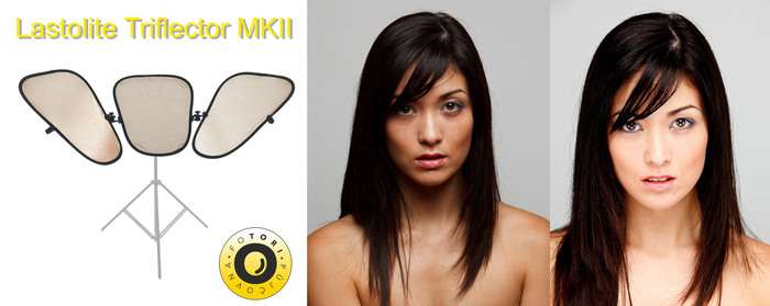Lastolite Triflector MkII  |  zlato stříbrná  / stříbrná