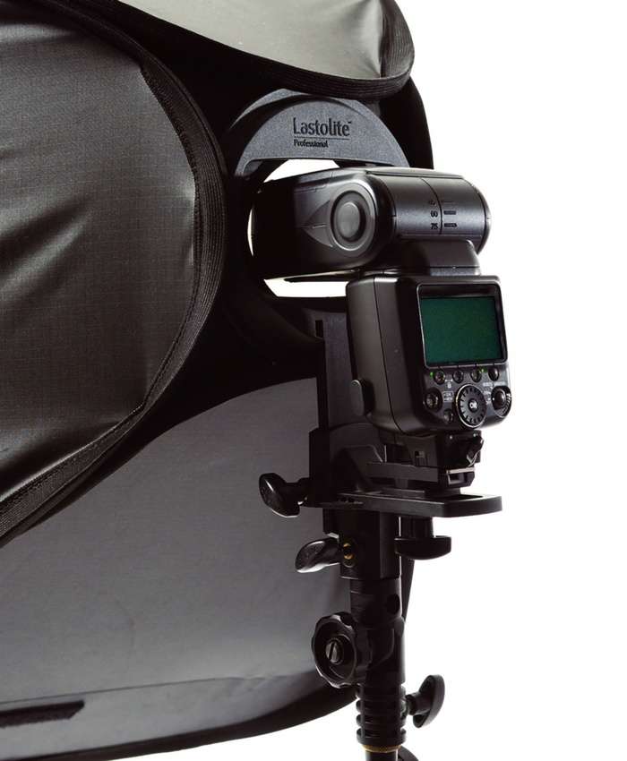 Lastolite - Manfrotto Ezybox Hot Shoe 38x38cm | Softbox s držákem na systémový blesk