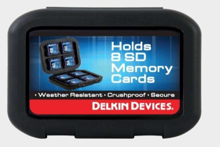 Delkin Weather Resistant Case for 8 SD cards | pouzdro na 8x SD kartu