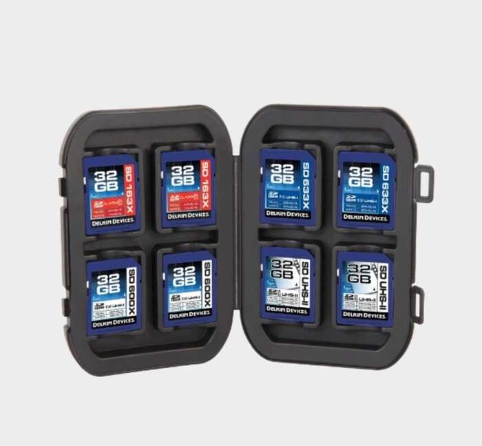 Delkin Weather Resistant Case for 8 SD cards | pouzdro na 8x SD kartu