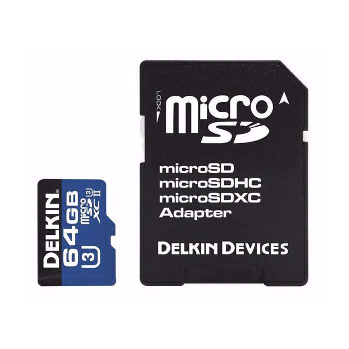 Delkin microSD Prime 2000X UHS-II (V60) R300/W100 64GB  |  Micro SD ksrta
