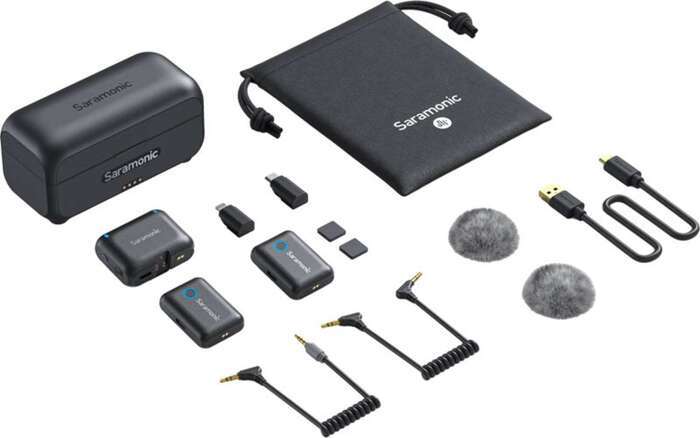 Saramonic Blink 500 B2+ (TX+TX+RX) 2 to 1 - 2,4 GHz Wireless system | 2x Bezdrátový mikrofon | Stereo