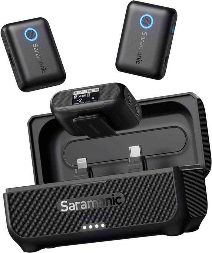 Saramonic Blink 500 B2+ (TX+TX+RX) 2 to 1 - 2,4 GHz Wireless system | 2x Bezdrátový mikrofon | Stereo