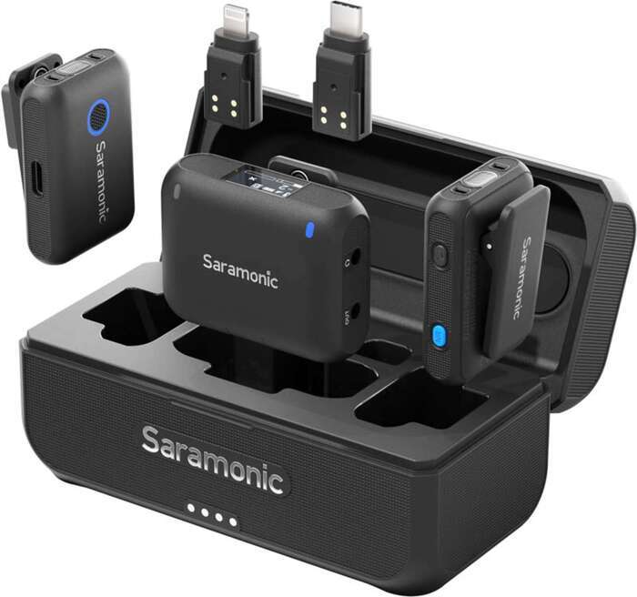 Saramonic Blink 500 B2+ (TX+TX+RX) 2 to 1 - 2,4 GHz Wireless system | 2x Bezdrátový mikrofon | Stereo