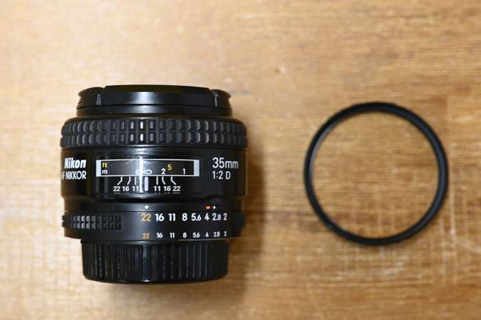 Nikon 35/2 AF D + UV filtr  | 535031
