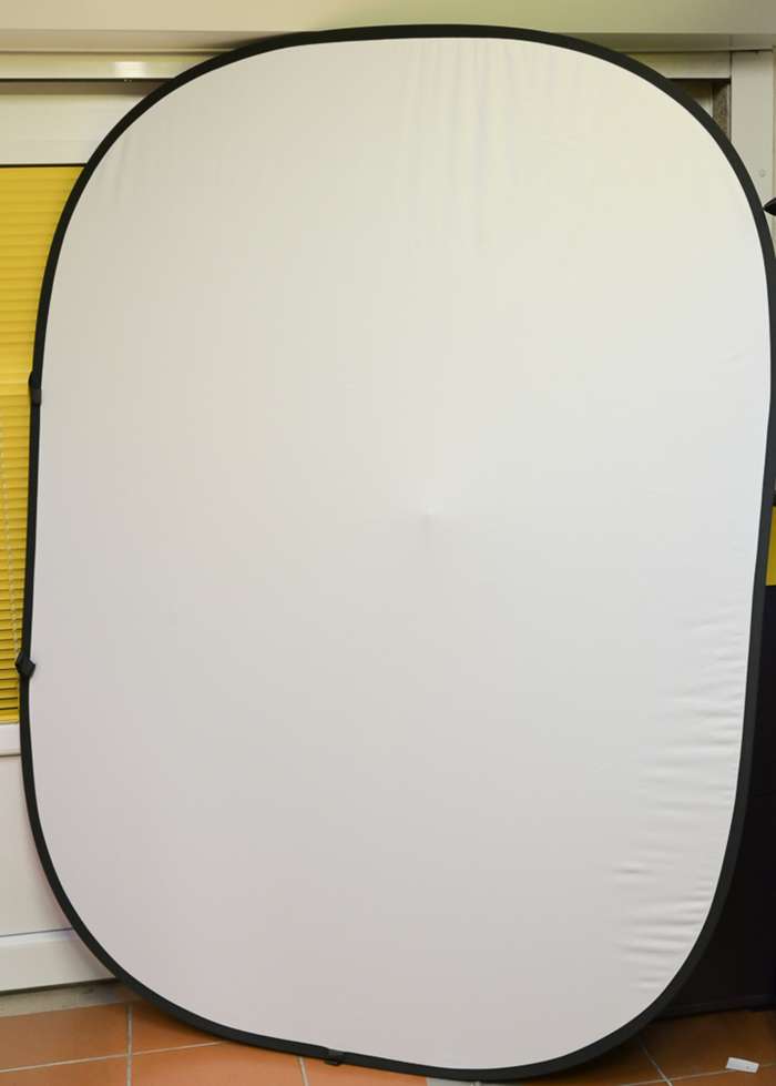 Skládací pozadí 1,5 x 2m |  bílá černá