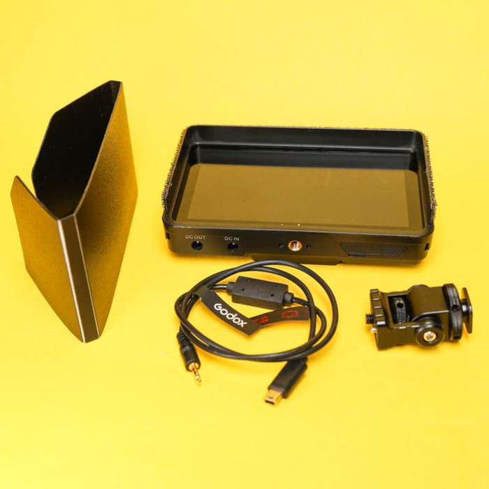 Godox GM6S Ultra Bright Camera Monitor 4K HDMI 5.5″ + Baterie NP-F770/750