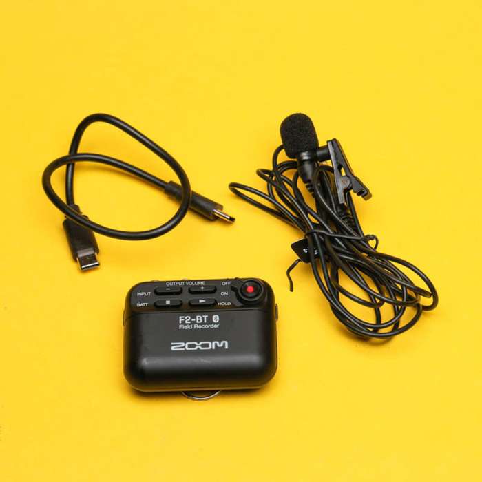 Zoom F2-BT | Rekordér s klopovým mikrofonem | Černý